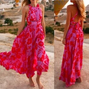 Abel the Label Charlotte Floral Maxi Dress